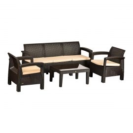 Holiday Amazon Rattan Bahçe Oturma Grubu